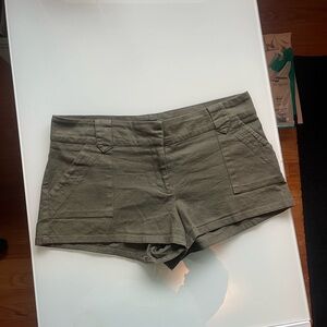 Charlotte Russe Mini Shorts in Army Green